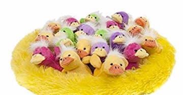 Peluches de pollitos